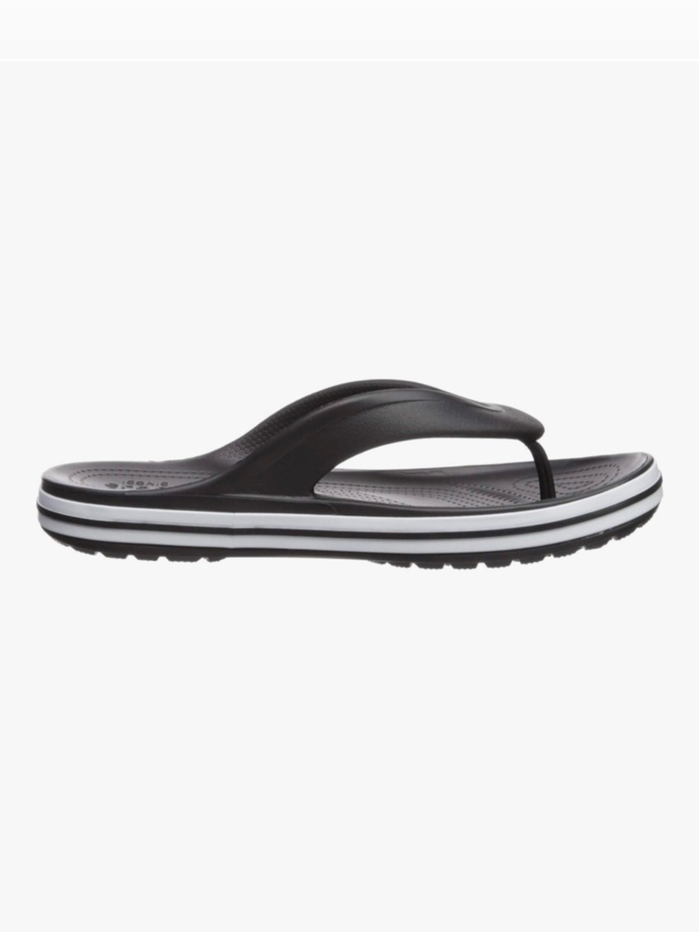 Crocs Bayaband Flip Flop Sandals -
Black & White | Size 8 NWT - Picture 5 of 11